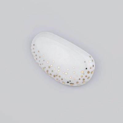 StehlikDesign brož Kamínek Stone gold Minimal 02 pozlacený 0194