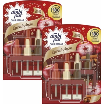 Ambi Pur 3Volution náplň do elektrického osviežovača vzduchu Spiced Apple 2 x 20 ml