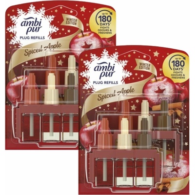Ambi Pur 3Volution náplň do elektrického osviežovača vzduchu Spiced Apple 2 x 20 ml
