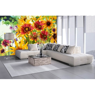 DIMEX ART Самозалепваща се флизелинова фототапета пролетни цветове 375 x 250 см