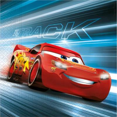 Procos Papierové servítky Cars 33x33 cm
