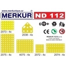 Merkur ND 112 Plastové desky velké 24ks