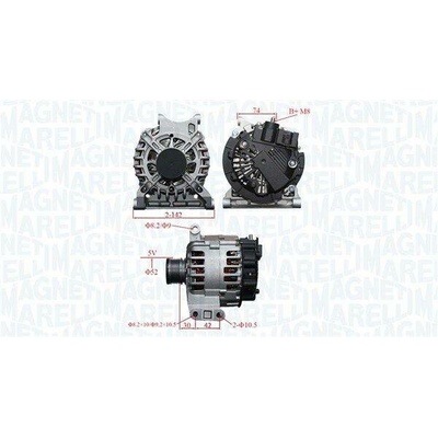 generátor MAGNETI MARELLI 063739065010