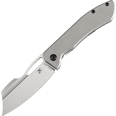 Kansept Cybin Stonewashed CPM S35VN 0.137''/3.5 mm Bead Blasted Titanium K1080A3