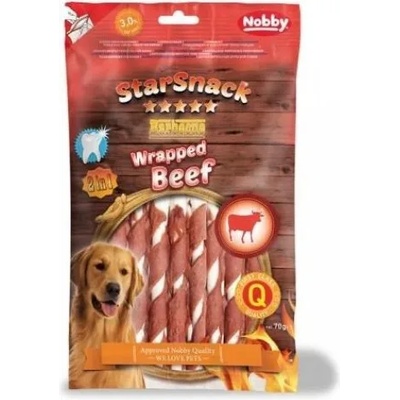 NOBBY Лакомство StarSnack Barbecue Wrapped Beef 70 гр NOBBY 70150