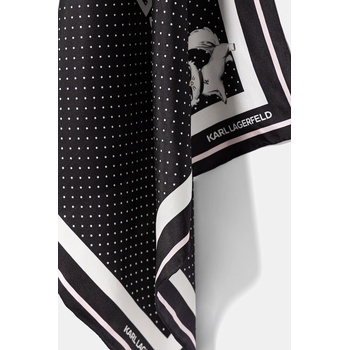 Karl Lagerfeld шалче дамско от коприна IKON (B3W33037)