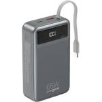 Gembird PB20-PD65-LCD-01 PowerBank 20000mAh, черен (PB20-PD65-LCD-01)