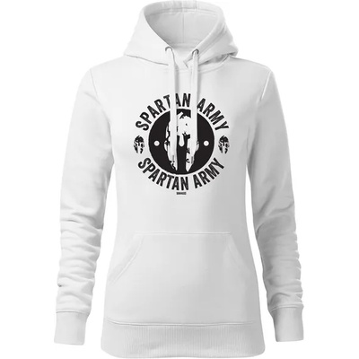 DRAGOWA дамски суитшърт с качулка Архелай, бял, 320г/м2 (8482)