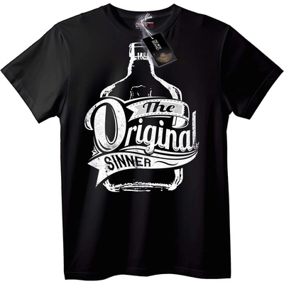 NOONEBRAND Тениска Оригиналният Грешник - 7XL, Black