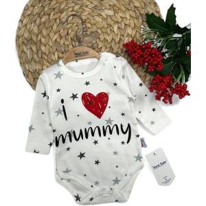  Боди за бебе I love Mom