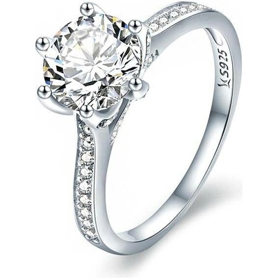 P&J Jewellery Stříbrný prsten Královská zirkonie SRP30