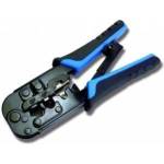 TELEVES Crimper for mens connectors For RJ45, RJ11, RJ12, 4P4 and 4P2