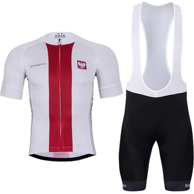 Bonavelo krátky a krátke nohavice POLAND I. biela/červená/čierna