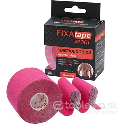 FIXAtape Sport kineziologická 5 cm x 5 m ružová