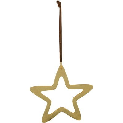 Ego Dekor Висяща коледна украса в златна звезда - Ego Dekor (ZGE-22101417)