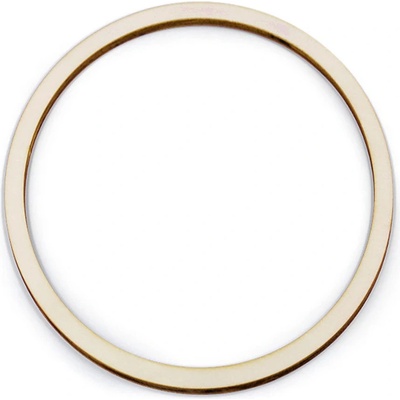 Pro Háčkování Dřevěný kruh plochý 20 cm 2 ks