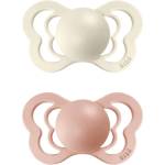 BIBS Couture Natural Rubber Size 1: 0+ months биберон Ivory / Blush 2 бр