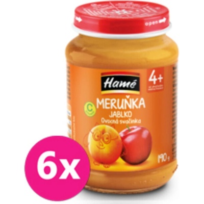 Hamé Marhuľa 4+ 6 x 190 g