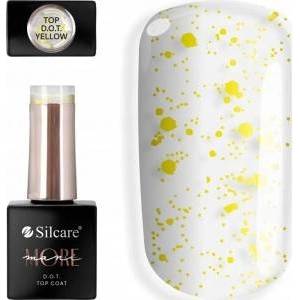 Silcare _mani More DOT top coat for nails Yellow 10g