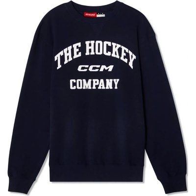 CCM mikina Athleisure Fleece Crewneck YTH tmavě modrá