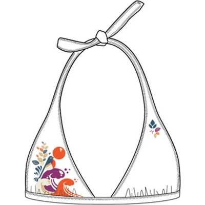 REEF Nalania Halter bikini top - White (White)