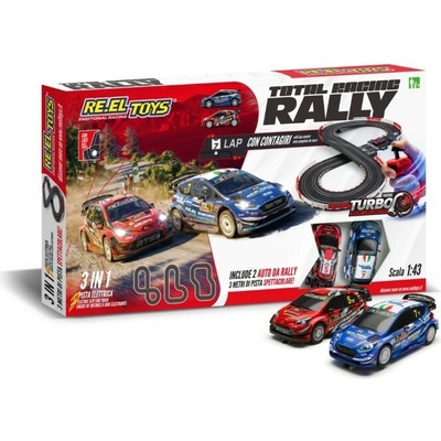 RE.EL Toys Dětská autodráha Total Racing Rally 3 m