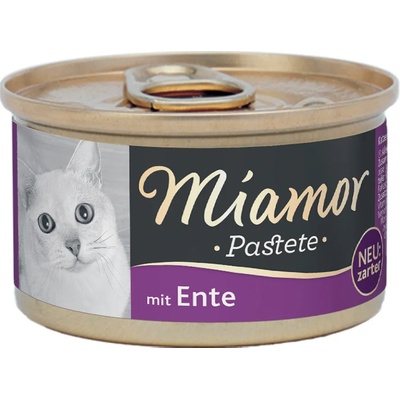 Miamor 24х85г Miamor Pastete, консервирана храна за котки - патица