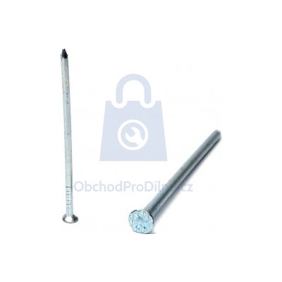 Hřebík stavební se zápustnou hlavou, ČSN 02 2825, POZINKOVANÝ 100 x 4 - hobby balení, balení 1 kg