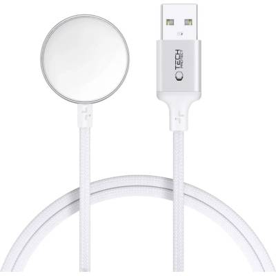 Tech-Protect MC02 UltraBoost магнитен заряден кабел 100 см Apple Watch бял (5906302360093)