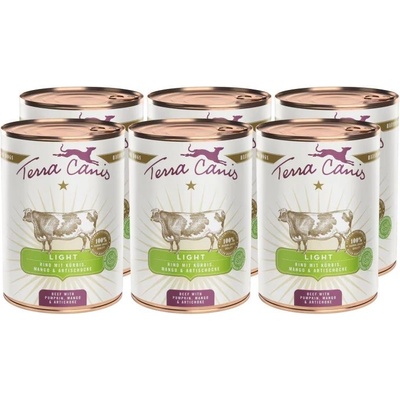 Terra Canis Лека говеждо с тиква, манго и артишок 6 x 400 г