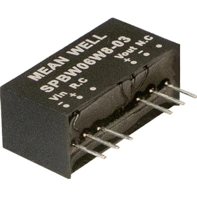 MEAN WELL SPBW06W8-03 DC / DC menič napätia 3.3 V 1.500 A 6 W