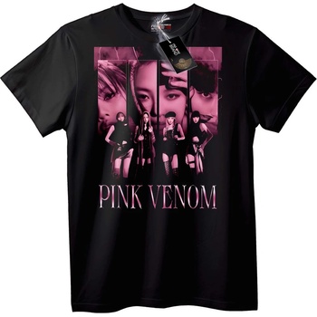 NOONEBRAND Тениска PINK VENOM - S, Black