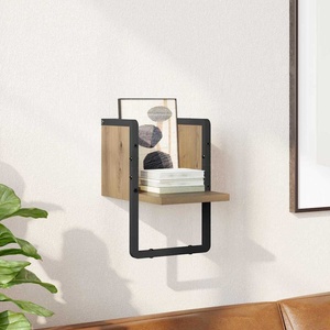 vidaXL Стенен рафт Монтиране на стена Дъб Артизан 20 x 25 x 30 cm (893635)
