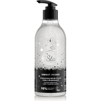 Stars From The Stars Sweet Moon Moon telový umývací gél s čiastočkami 400 ml