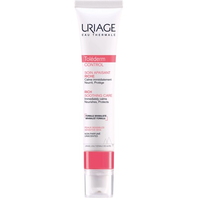 Uriage Tolederm Control Богат успокояващ крем за лице, 40 ml