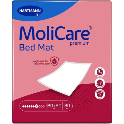 Hartmann MoliCare Premium Bed Mat 7 kvapiek wings 60x180 cm 30 ks