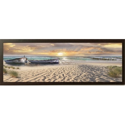 Bondecor Obraz, MDF rám, Voda 30 x 90 cm