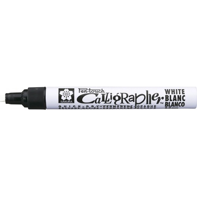 Sakura Calligrapher Medium 5 mm bílý – Zboží Dáma