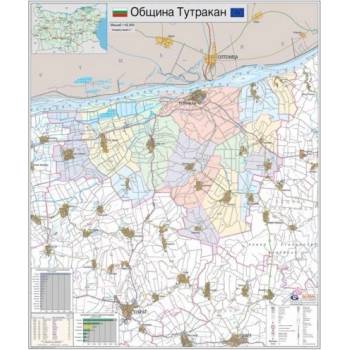 Mapmedia Карта на община Тутракан