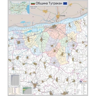 Mapmedia Карта на община Тутракан