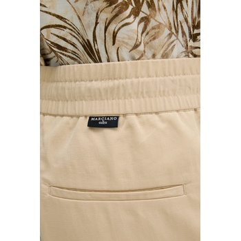 GUESS Панталон с лен Marciano Guess DANIEL мъжки в бежово с кройка тип чино 5GHB03 2310Z (5GHB03.2310Z)
