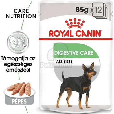 Royal Canin Digestive Care- пълноценна храна за кучета с чувствително храносмилане 12 x 85 гр