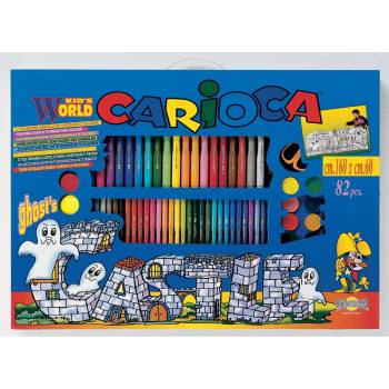 Кариока Carioca Комплект за оцветяване CARIOCA Kid's World 72 части
