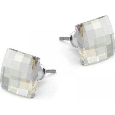 Mont-Bleu Swarovski elements diskočtverec šedé EMB 3.5 pecky