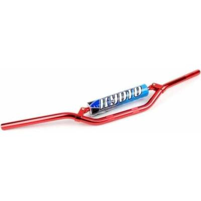SIFAM Riadidlá motocykla hliníkové 22 mm červené + penový chránič, výška 70 mm
