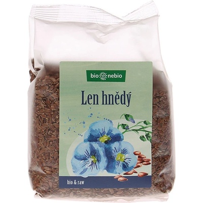 BIONEBIO Ľanové semienko hnedé Bio 300 g