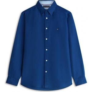 Tommy Hilfiger Риза с дълъг ръкав Tommy Hilfiger Men's Long Sleeve Shirt - Carbon Navy