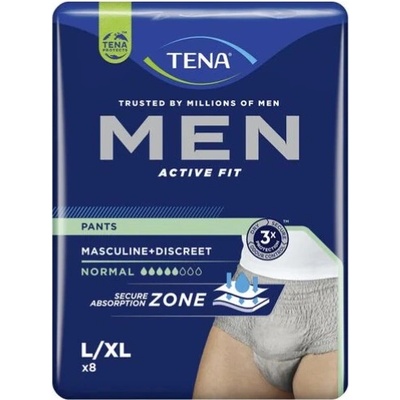TENA Men Pants Normal Grey L/XL 8 ks