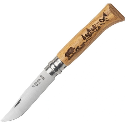 Opinel Сгъваем нож Opinel Animalia №8, острие 8.5 см, глиган (002331-pe)