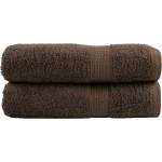 vidaXL Премиум кърпи за ръце SOLUND 2 бр. кафяви 50x100 см 600 г/м2 (137233)